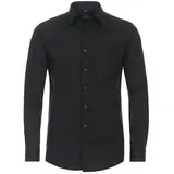 Redmond Langarmhemd Regular Fit comfort fitKent schwarz L