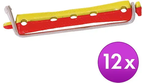 MyBrand Profi Dauerwell-Kurzwickler Rot-Gelb, Ø 9 mm, Pro Packung 12 Stück