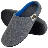 Gumbies Hausschuhe Slipper grau/blau