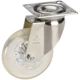 Dörner + Helmer Lenkrolle 50x20 mm Gl,PU-Reifen m. PP-