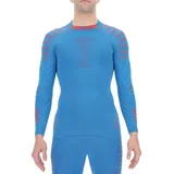 Uyn Resilyon Turtle Neck Langarm-baselayer - Blue / Red - L / XL