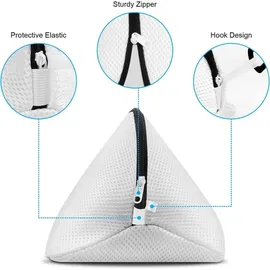 luxuskollektion Schuhwaschbeutel 2 Stück Wiederverwendbarer Netz-Wäschesack Sneaker