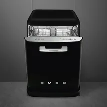 Smeg LVFABBL3 Geschirrspüler (freistehend, 598 mm breit, Schwarz)