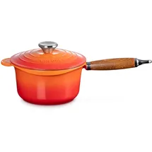 Le Creuset Tradition Profitopf 18 cm ofenrot mit Holzgriff