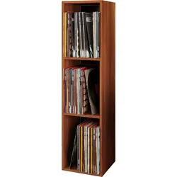 VCM Platto3 Regal für LP 3 Ablagen Nussbaum dekor.