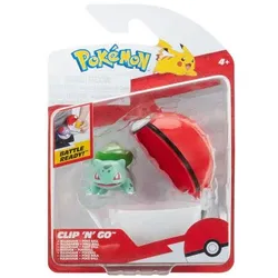 Pokemon Clip 'N' Go Bisasam #1 & Pokeball