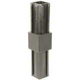 GAH Alberts XD-Rohrverbinder gerade 20 x 20 x 1,5 mm schwarz 10er Set
