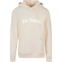 Mister Tee Los Angeles Wording Hoodie Beige L