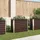 vidaXL Garten-Hochbeet verzinkter Stahl rechteckig 100 x 40 x 77 cm Braun 