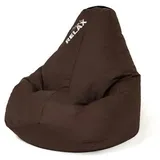 go gift Sitzsack, Schokolade, 130 x 90 cm, Birne