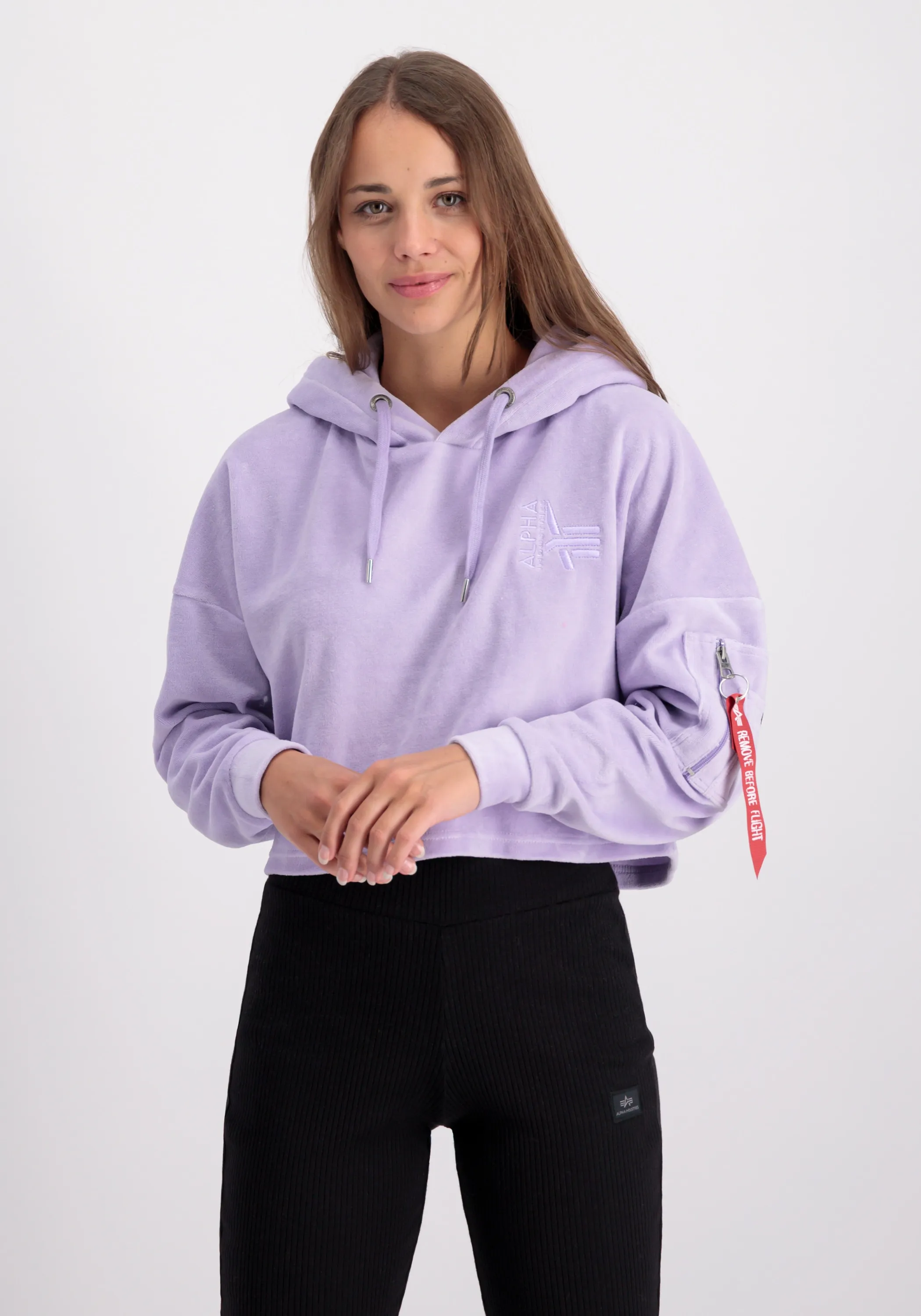 Alpha Industries Hoodie »Alpha Industries Women - Hoodies Frottee Hoodie COS Women« Alpha Industries pale violet M