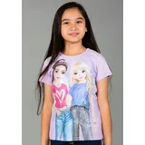 TopModel Kurzarmshirt Baumwolle, regular fit lila 140 EU