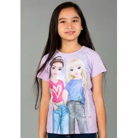 TopModel Kurzarmshirt Baumwolle, regular fit lila 140 EU