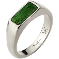 KUZZOI Ring grün | Silber 66