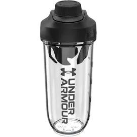 Under Armour UA Clarity Shaker-Flasche, 680 ml, transparent/schwarz, OSFA