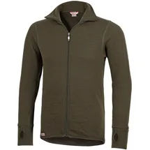 Woolpower Full Zip Jacket 400 Wolljacke pine green, XL