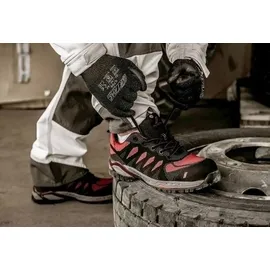 nitras safety Nitras Halbschuh Pro Step I" - Schwarz/Rot / 42