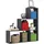 VCM Dubila Raumteiler 117 x 29 x 123 cm Anthrazit