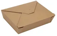 Papstar Pure Lunchboxen, Pappe 87612 , 1 Packung = 50 Stück, 1,5 Liter
