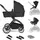 BabyGO 3in1 Kombikinderwagen Harmony black - Schwarz