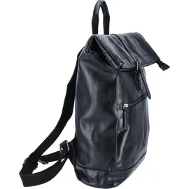 The Skandinavian Brand Leder Rucksack Schwarz