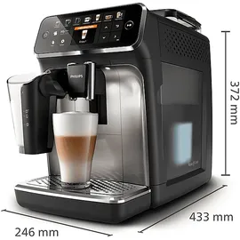 Philips 5400 Series LatteGo EP5447/90 Schwarz/Chrom