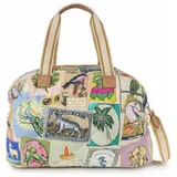 Oilily Umhänge-Wickeltasche Flaming Symbols Beige
