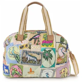 Oilily Umhänge-Wickeltasche Flaming Symbols Beige