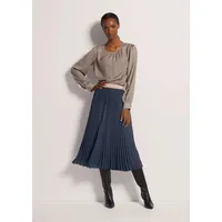 Madeleine Maxirock Damen Faltenrock Blau 38
