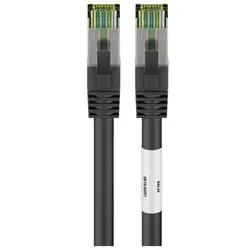 Goobay Netzwerkkabel 66720 CAT8.1 0,5m schwarz 50 Zentimeter