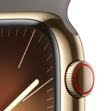 Apple Watch Series 9 45 mm Digital 396 x 484 Pixel Touchscreen 4G Gold WLAN GPS