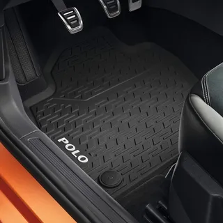 Volkswagen Polo 6 Gummifußmatten Allwettermatten, 2 Stück 2G106150282V