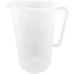 VOSS.farming Messbecher 3 Liter mit Skala - lebensmittelecht, spülmaschinenfest, Kunststoff