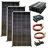 Solartronics Solar Set Poly 1500 W inkl. 3x130 W Spannungswandler 30A