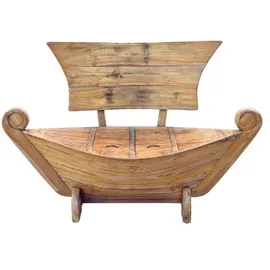 SIT Möbel Truhenbank Romanteaka Beige 145 x 99 x 65 cm