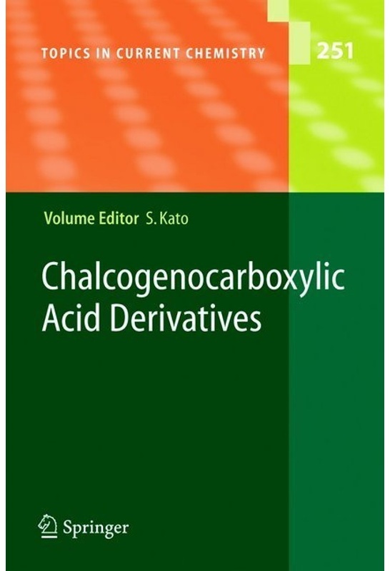 Chalcogenocarboxylic Acid Derivatives, Kartoniert (TB)