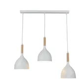 Licht-Erlebnisse Noak 3-flg. 75 cm weiß Metall