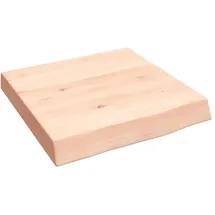 vidaXL Waschtischplatte 40x40x(2-6) cm Massivholz Unbehandelt