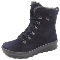 Legero Damen NOVARA warm gefütterte Gore-Tex Stiefelette, OCEANO blau 8000