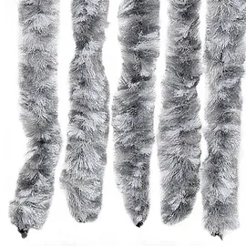 vidaXL Insektenschutz-Vorhang 56 x 200 cm Silber