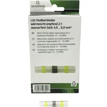 Quadrios 2011C401 Stoßverbinder 4 mm2 6 mm2 Vollisoliert Gelb 10 St.