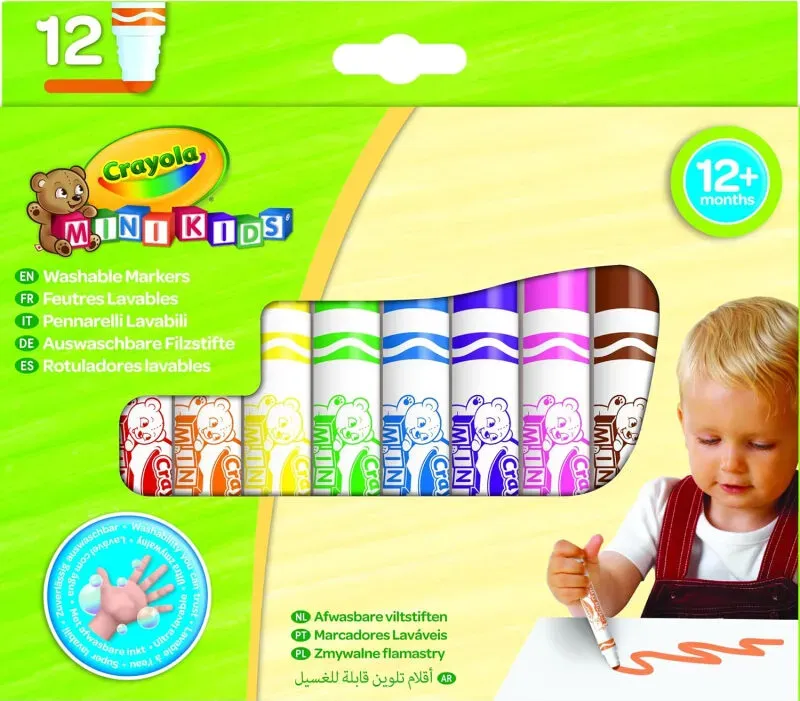 CRAYOLA 12 waschbare Stifte MK