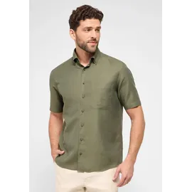 Eterna »COMFORT FIT«, Linen Shirt in khaki unifarben, khaki, 41