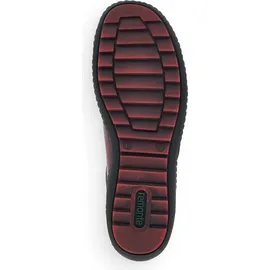 remonte Damen R1477 Sneaker, schwarz/Chianti/Chianti / 41
