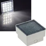 ChiliTec LED Pflasterstein BRIKX 10 neutralweiß 10x10x7cm, 80lm, IP67, 230V - Weiß