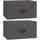 vidaXL Hängenachtschrank 2 Stk. 40 x 29,5 x 22 cm Grau