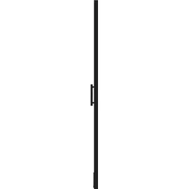 vidaXL Duschtür Hartglas 100 x 178 cm Schwarz