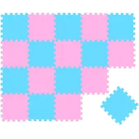 Little Tom Puzzlematte hellblau/pink 20-tlg.