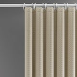 Lkw Ogechi Duschvorhänge Beige 240cm Drop für Badezimmer, Anti-Schimmel und wasserdichter Polyester-Duschvorhang mit gewichtetem Saum für Nasszellen (240 * 200 cm)