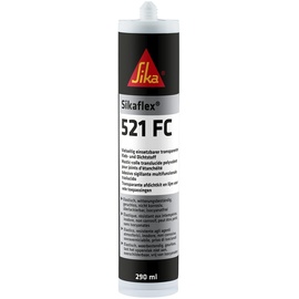 Sika Sikaflex 521 FC Transparent – für innen und außen – UV-stabil und witterungsbeständig – 290 ml